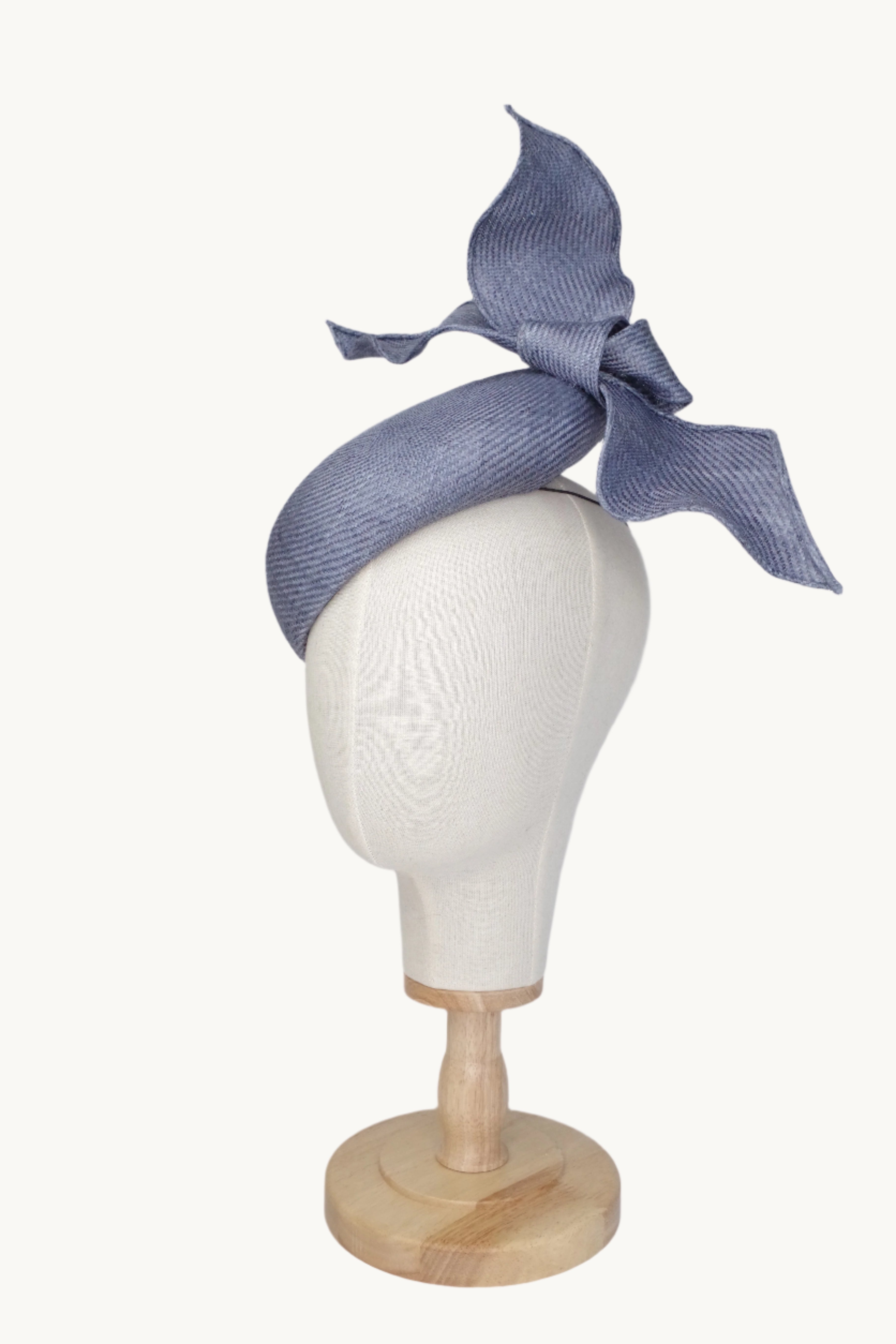 Sculpted Blue Fascinator Hat