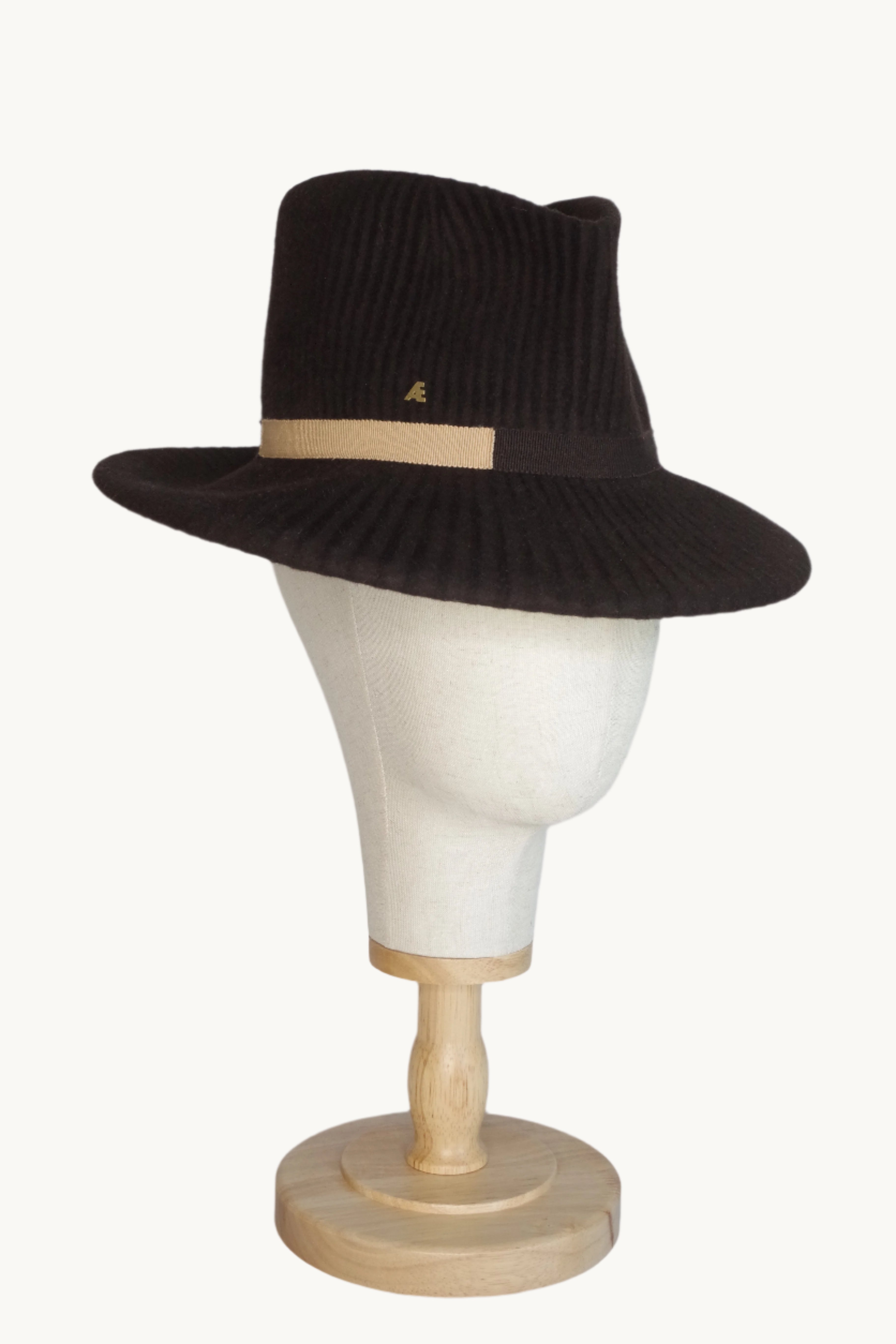 Chocolate Brown Fur Felt Trilby