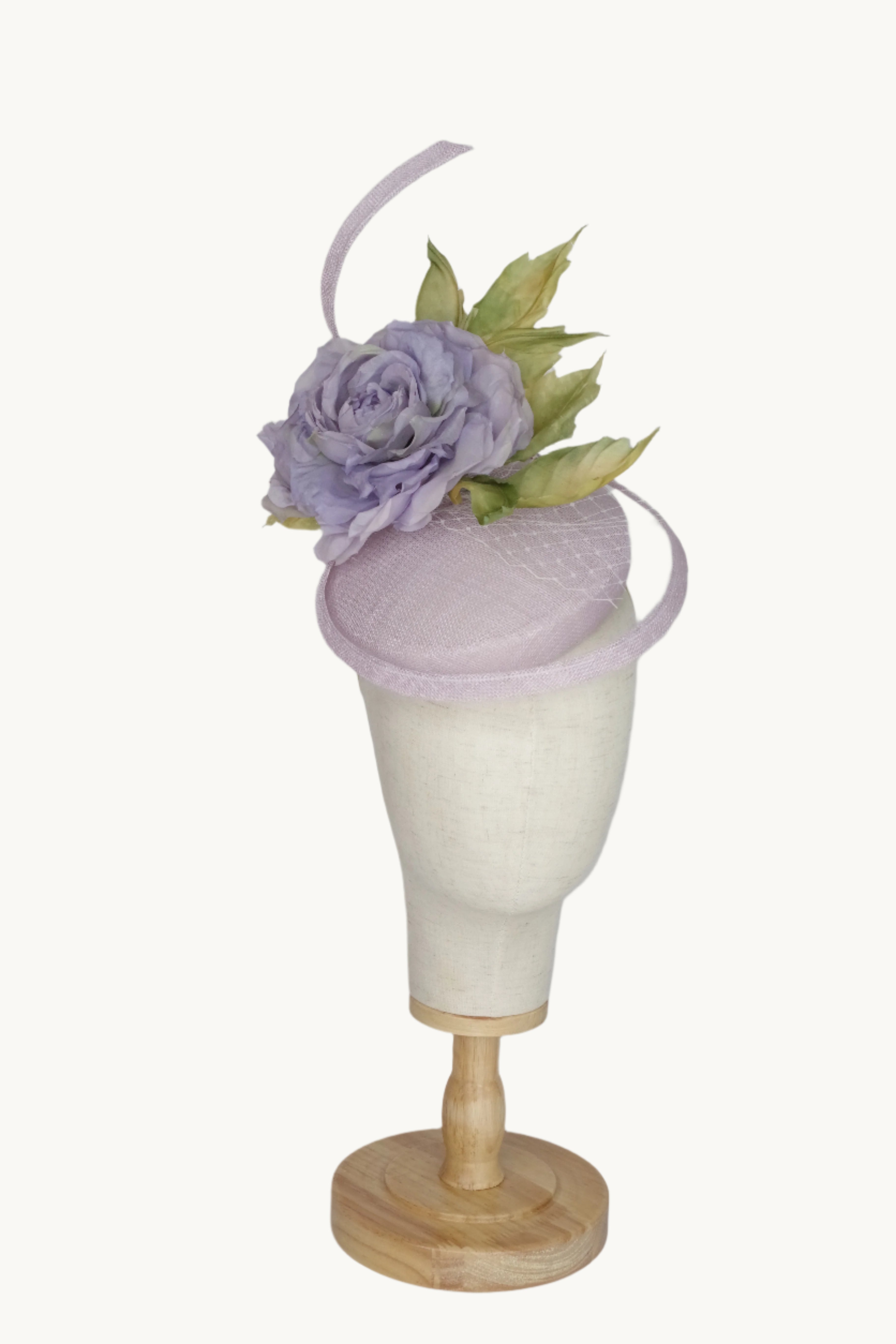 Lavender cocktail hat