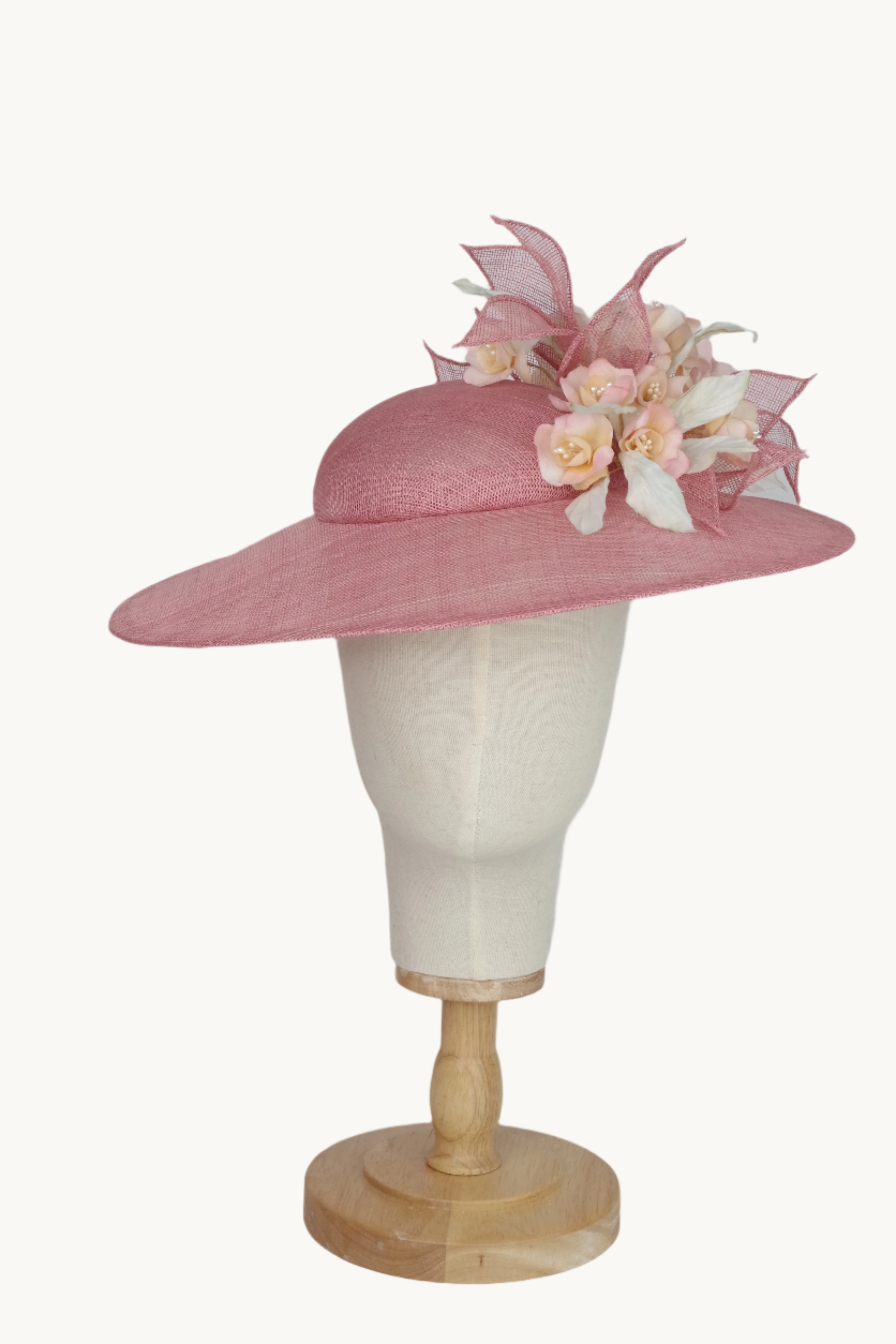 Dusty pink hat