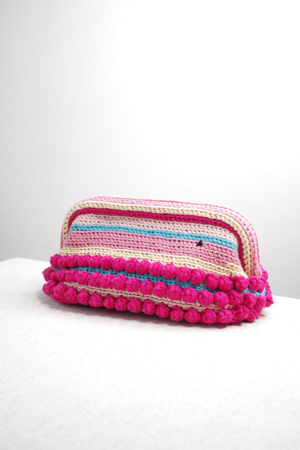 Handmade crochet clutch bag