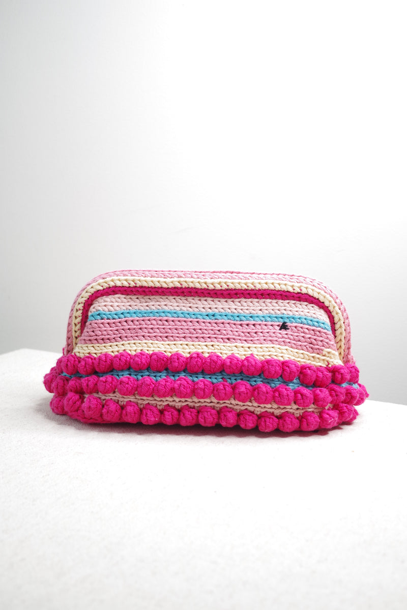 Handmade crochet clutch bag