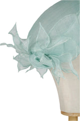 Mint sinamay pillbox