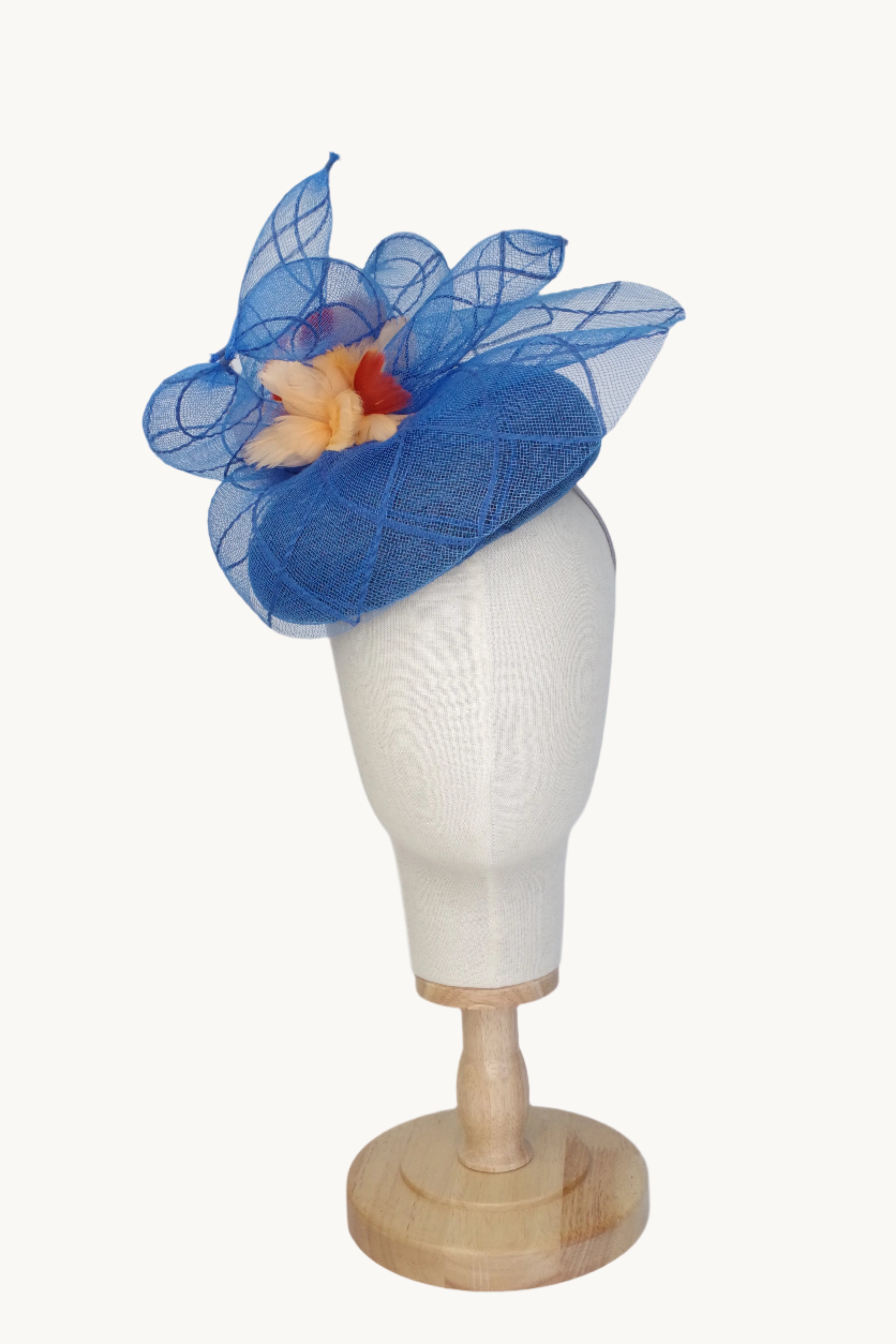 royal blue fascinator