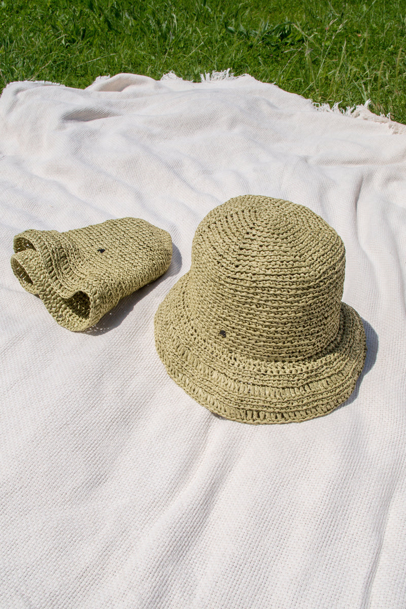 This women's summer bucket hat is made by hand following a careful crocheting technique. It is a very comfortable hat perfect for walking in the city or a day at the beach. It is also perfect for travel and can be rolled up for easy packing. Choose from many colours and enjoy your summertime with this cool hat.